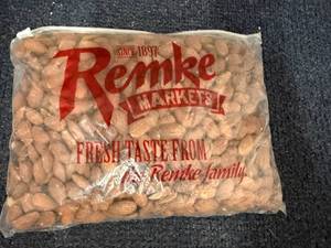 lot 226 image: 1.5Lb Bag Of Lightly Salted Almonds