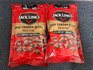 lot 227 image: 2 Bags Of Jack Links Beef Tender Bites