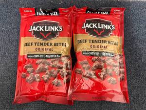 lot 230 image: 2 Bags Of Jack Links Beef Tender Bites