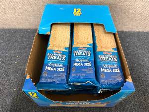 lot 256 image: 12 Mega Sized Rice Krispies Treats