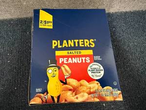 lot 258 image: 18 Bags Of Planters Salted Peanuts