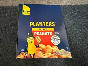 lot 260 image: 18 Bags Of Planters Salted Peanuts