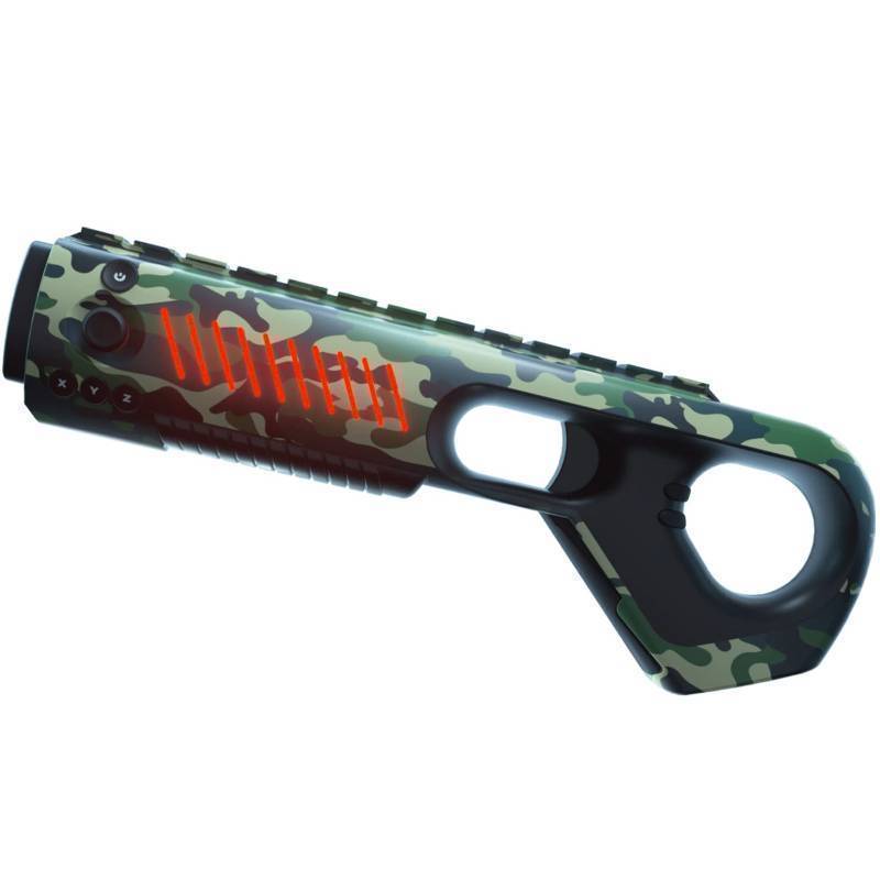 lot 895 image: Arkade Motion Blaster Virtual Reality Gaming Gun Controller with Bluetooth Connectivity and Built in Haptics (PC, Android, IOS),Camo