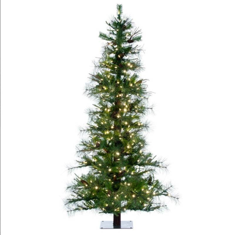 lot 153 image: Vickerman A807561LED 6 Ashland Artificial Christmas Tree, Warm White Dura-lit LED Lights