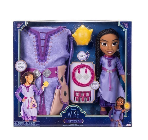 lot 307 image: NEW Disney Ultimate Asha Doll & Dress-Up Set