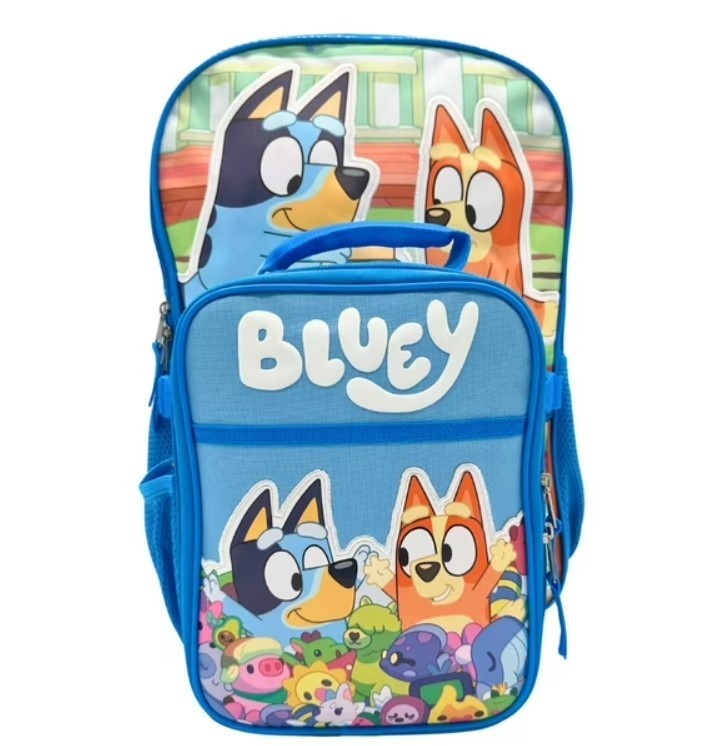 lot 373 image: NEW SEGA Kids Licensed Character Backpacks, Bluey