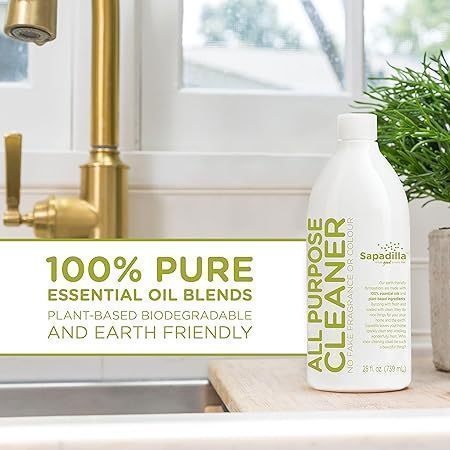 lot 418 image: NEW 2 Pack of Sapadilla All Purpose Cleaners 25 oz Each - RosemaryPeppermint and Sweet LavenderLime