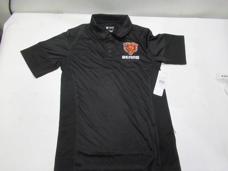 lot 438 image: NEW NFL Mens Short Sleeve LC Team Link Polo - Chicago Bears - SMALL