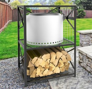 lot 102 image: Members Mark KABIN 65 lb Campfire Caddy