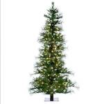 Vickerman A807561LED 6' Ashland Artificial Christmas Tree, Warm White Dura-lit LED Lights