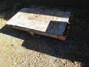 lot 20 image: Nutting cart, the bed measures 27 x...