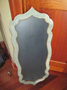 lot 37 image: Framed chalk board measuring 35 x 1...