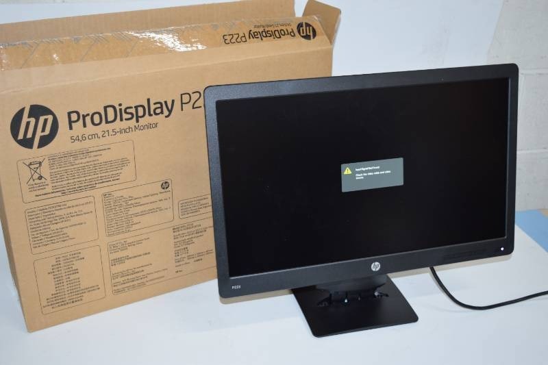 lot 48 image: Hewlett Packard  HP P223 21.5 169 ProDisplay  Pro Display Computer PC LCD Monitor