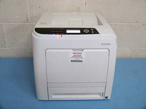 lot 75 image: Ricoh SP C340DN Desktop Computer Home Office  Workgroup Compact Color Laser Printer