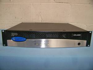 lot 23 image: Crown CTs 4200 4-Channel Power Amplifier  Amp