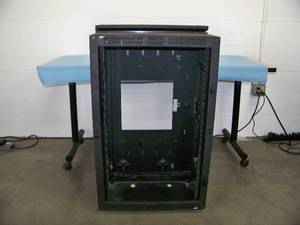 lot 145 image: Middle Atlantic Wall Mount Audio Video Rack  Electronics Enclosure with Swingout Front