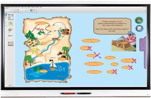 lot 1 image: 65 SMARTBOARD (Smart Board) SMART Technologies SBID-6065S-V3 Interactive Touch Screen with iQ, 4K UHD LED 60 Hz with Wall-Mounted Bracket - NEW IN BOX