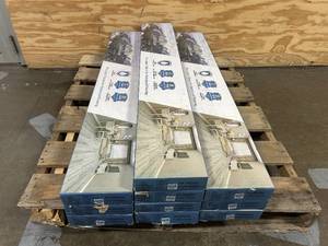 lot 4A image: NORDIC COLLECTION Lot of 10 Boxes of-  Glacier Grey Vinyl Plank  28.68 SFBox (Total of 286.8 Sq. Ft.) Great for Rooms up to 250 sq. ft.