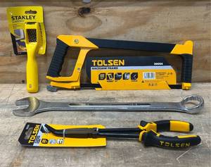 lot 38 image: TOLSEN, Stanley tool lot of 4