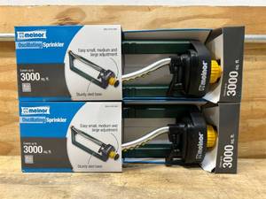 lot 45 image: Melnor Oscillating Sprinkler lot of 2