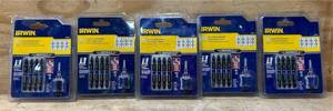 lot 78 image: IRWIN Impact Double-Ended Power Bits lot of 5