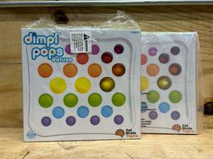 lot 84 image: Fat Brain Toys Dimpl Pops Deluxe - The Ultimate Popping Experience, Kids & Adults (lot of 2)