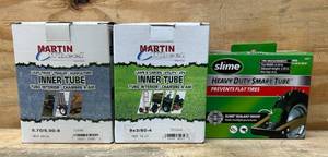lot 110 image: Martin Wheel, Slime Inner tube, smart tub lot of 3