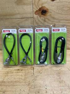 lot 121 image: Uriah - Lot of 4 - Various Battery Cables