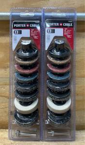 lot 128 image: PORTER CABLE 8Pc Twist Lock Set lot of 2 1021256