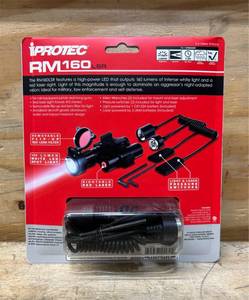 lot 133 image: IPROTEC RM160 LSR 160 Lumen LED Light & Sightable Red Laser 10212510