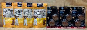 lot 140 image: VITAKRAFT, STARMARK Dog Treat lot of 7