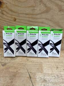 lot 160 image: Pulex - Lot of 5 - 15cm 10pc Maintenance Rubbers
