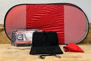 lot 166 image: Windshield Shade, Back seat organizer lot of 6