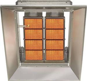 lot 172 image: SunStar Heating Products Infrared Ceramic Heater- Natural Gas 80,000 BTU