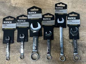 lot 191 image: KLUTCH Combination Wrench lot of 6