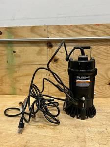 lot 200 image: 12 HP cast iron submersible trash water pump