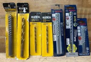 lot 203 image: KLUTCH, BOSCH Drill bit lot of 7
