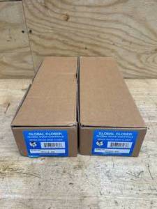 lot 215 image: Commercial ADA Grade 1 Door Closer in Duronodic With Adjustable Sizes 1-4 (lot of 2)