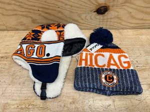 lot 225 image: Chicago Winter Hats (lot of 2)