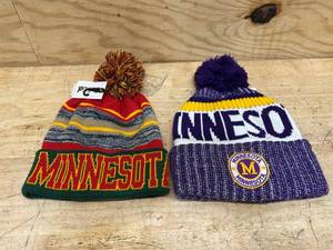 lot 228 image: Minnesota Winter Hats (lot of 2)