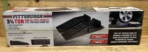 lot 238 image: 3  TON6500 LB. TOTAL CAPACITY. 2 PC. PORTABLE RAMP SET