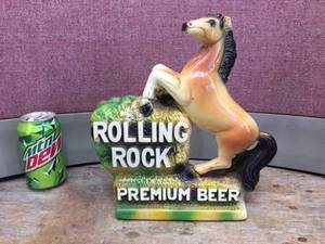 lot 102 image: Vintage Rolling Rock Premium Beer - Chalkware Figure