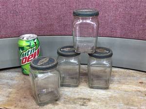 lot 111 image: Nifty 4 Standard Motor Products Jars with Lids