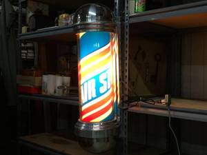 lot 141 image: Marvelous Vintage Marvy 88 Barber Pole