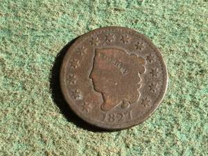 lot 157 image: 1827 Large Cent