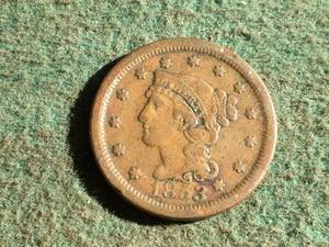 lot 159 image: 1853 Large Cent