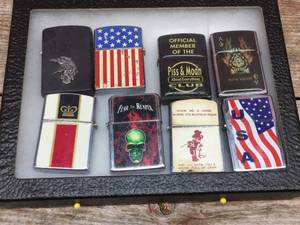 lot 203 image: Vintage Pocket Lighters - Display