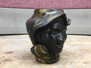 lot 209 image: Antique Cast A.C. Williams - 2 FaceJohnny Griffon Bank
