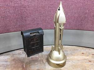 lot 210 image: Antique Cast U.S. Mail & The Satellite Bank - Banks