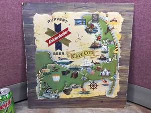 lot 223 image: Rare Vintage - Ruppert Beer - Knickerbocker - Countertop Cardboard Display